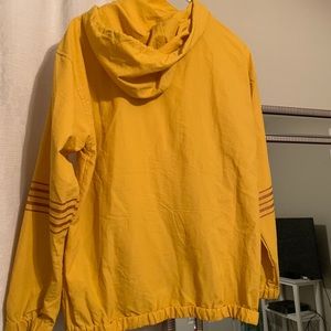 Yellow windbreaker